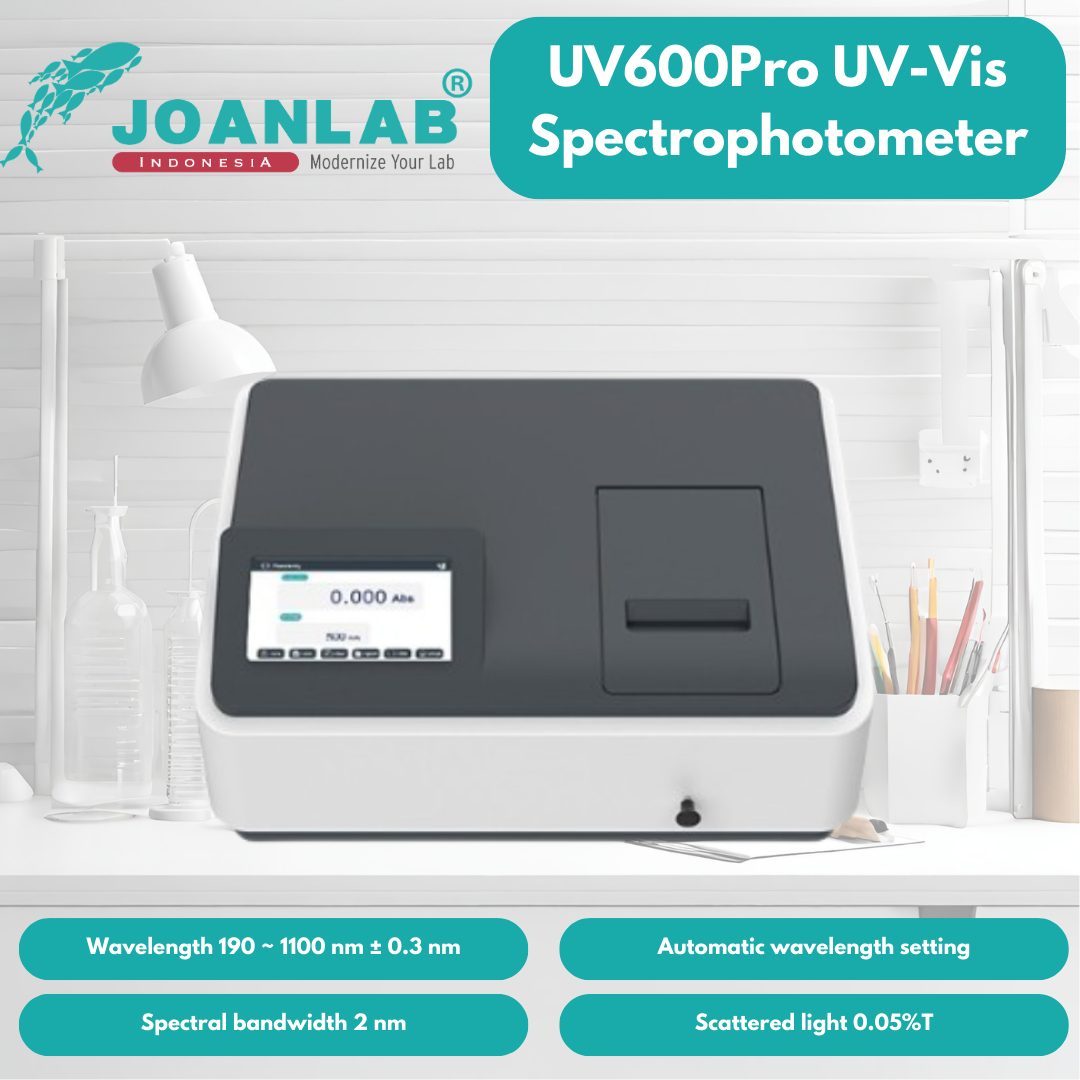 JOANLAB UV/Vis Spectrophotometer Spektrofotometer 2 nm Manual Automatic UV600Pro