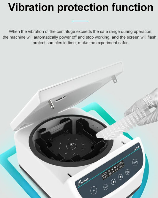 JOANLAB Microplate Centrifuge 2000 RPM 96 Wellplate LC500-MP