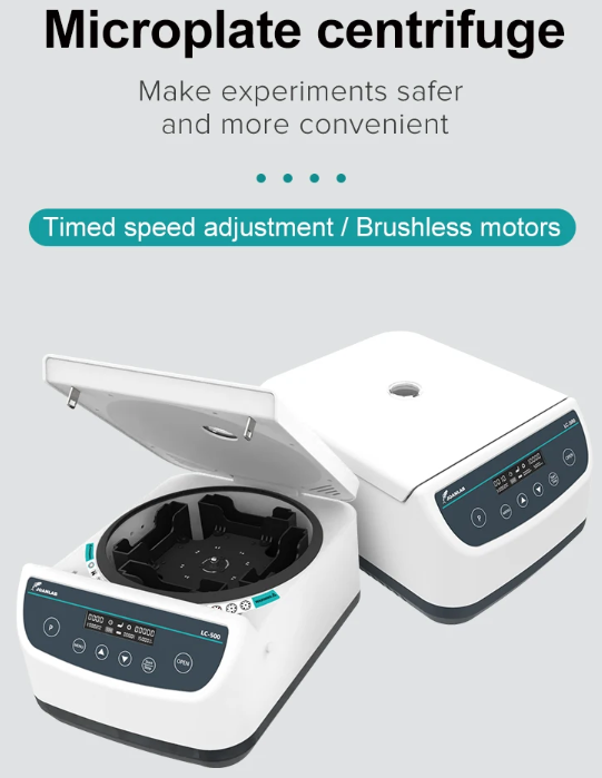 JOANLAB Microplate Centrifuge 2000 RPM 96 Wellplate LC500-MP