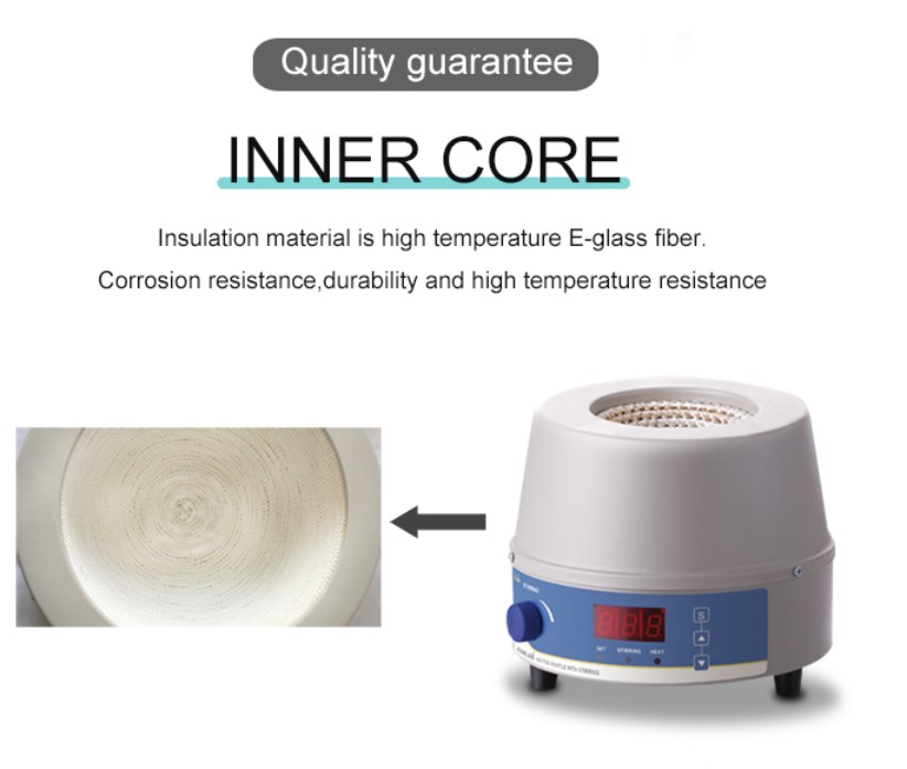 JOANLAB Heating Mantle + Magnetic Stirrer 250 ml Mantel Pemanas Distilasi Pengaduk HMSC250