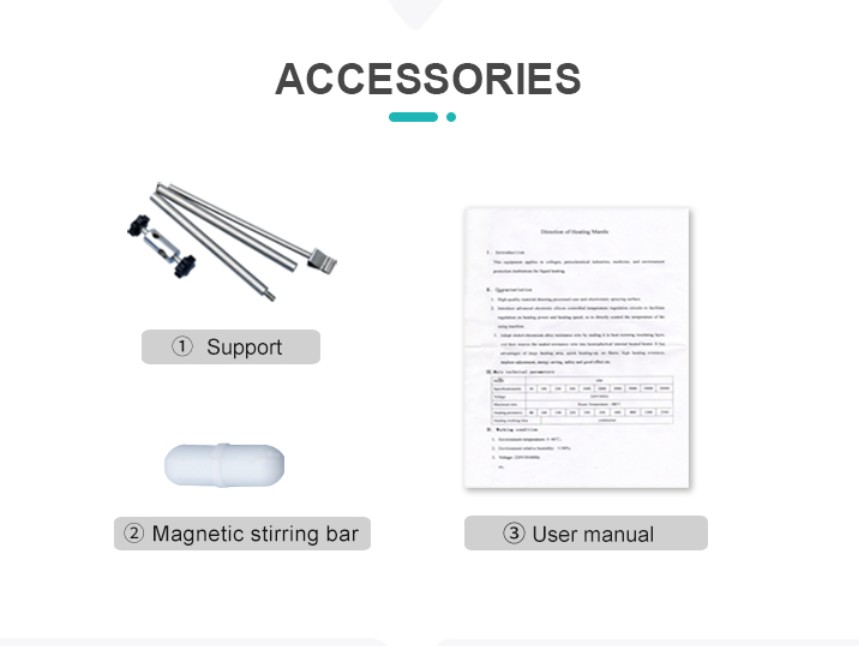 JOANLAB Heating Mantle + Magnetic Stirrer 1000 ml Mantel Pemanas Distilasi Pengaduk HMSC1000