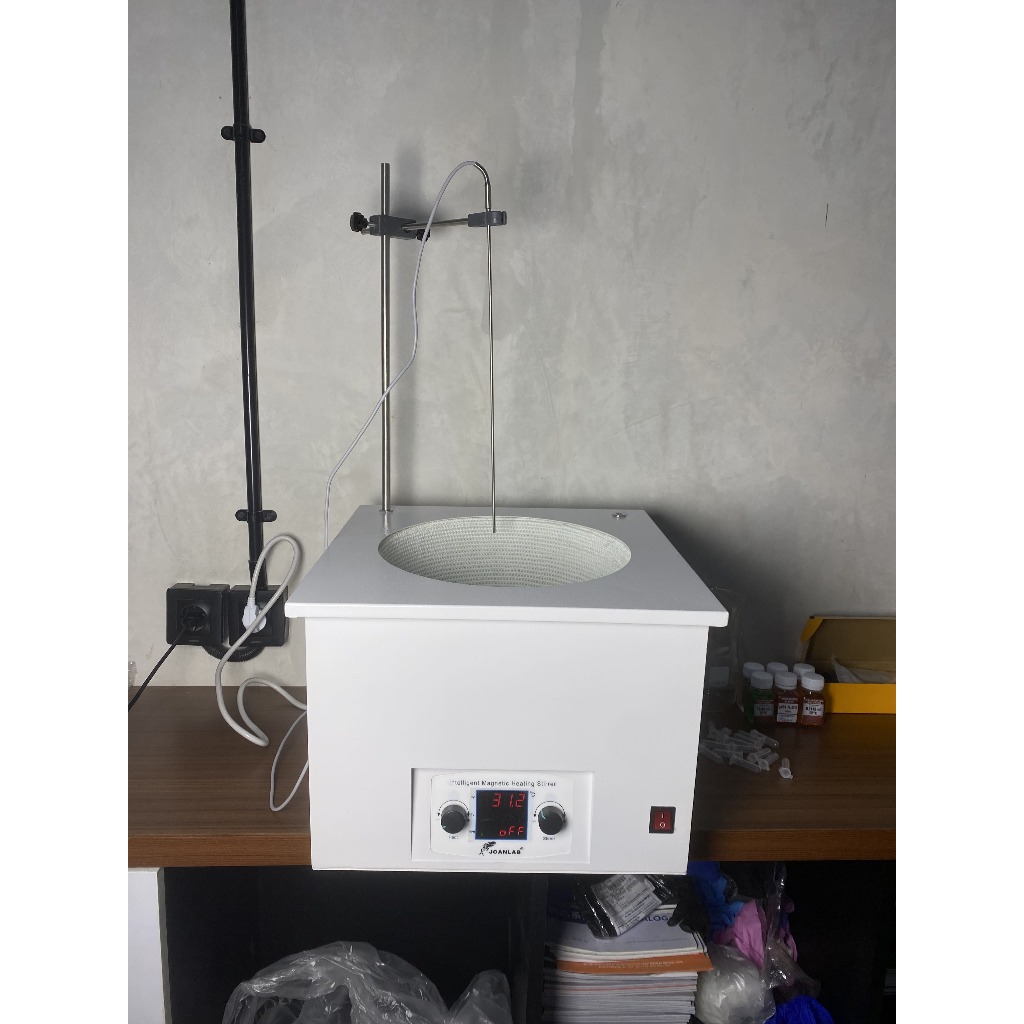 JOANLAB Heating Mantle Skala Besar with Stirring Pemanas Pengaduk HWET-10