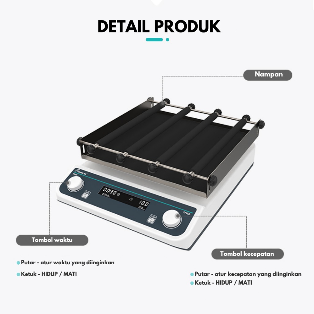 JOANLAB Orbital Shaker Circular Pengaduk Laboratorium OS-40MAX