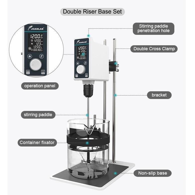 JOANLAB Overhead Stirrer Kapasitas Besar 50 Liter Lab Industrial Kosmetik OS50PRO