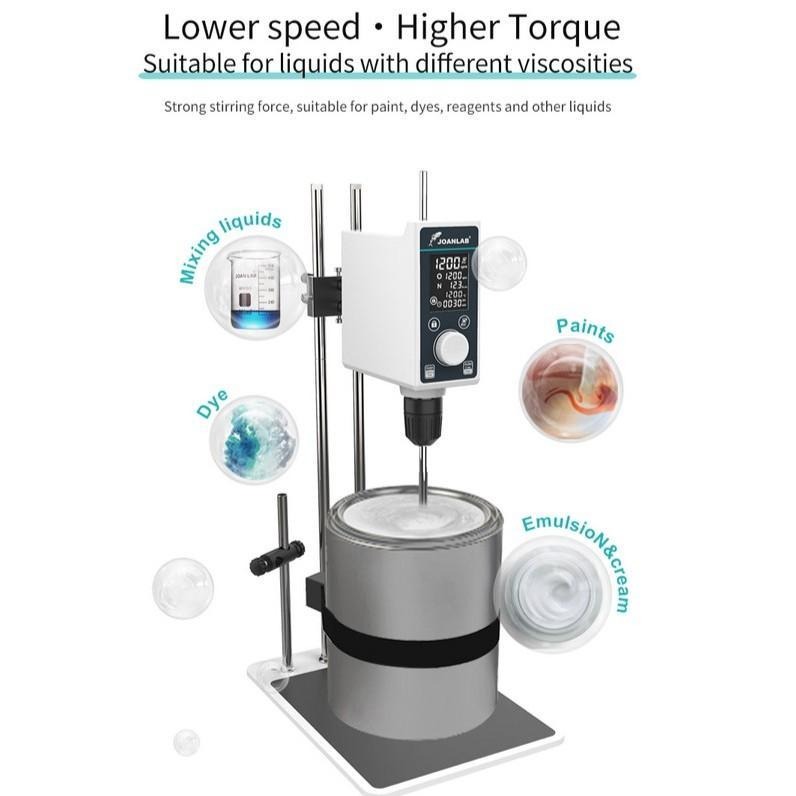 JOANLAB Overhead Stirrer Kapasitas Besar 50 Liter Lab Industrial Kosmetik OS50PRO