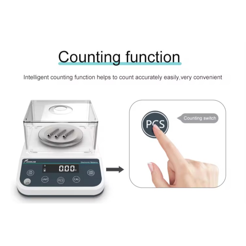 JOANLAB Precision Balance Timbangan Digital Electronic Resolusi 0.01 gram 3 kg JNB30002
