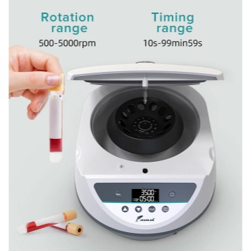 JOANLAB Low Speed Centrifuge Lab Medis Plasma PRP 4000 RPM LC500-6