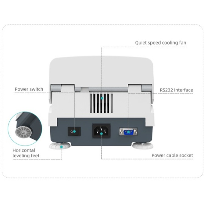JOANLAB Moisture Balance Analyzer Analisa Kadar Air Kelembapan MBA1103 HBM