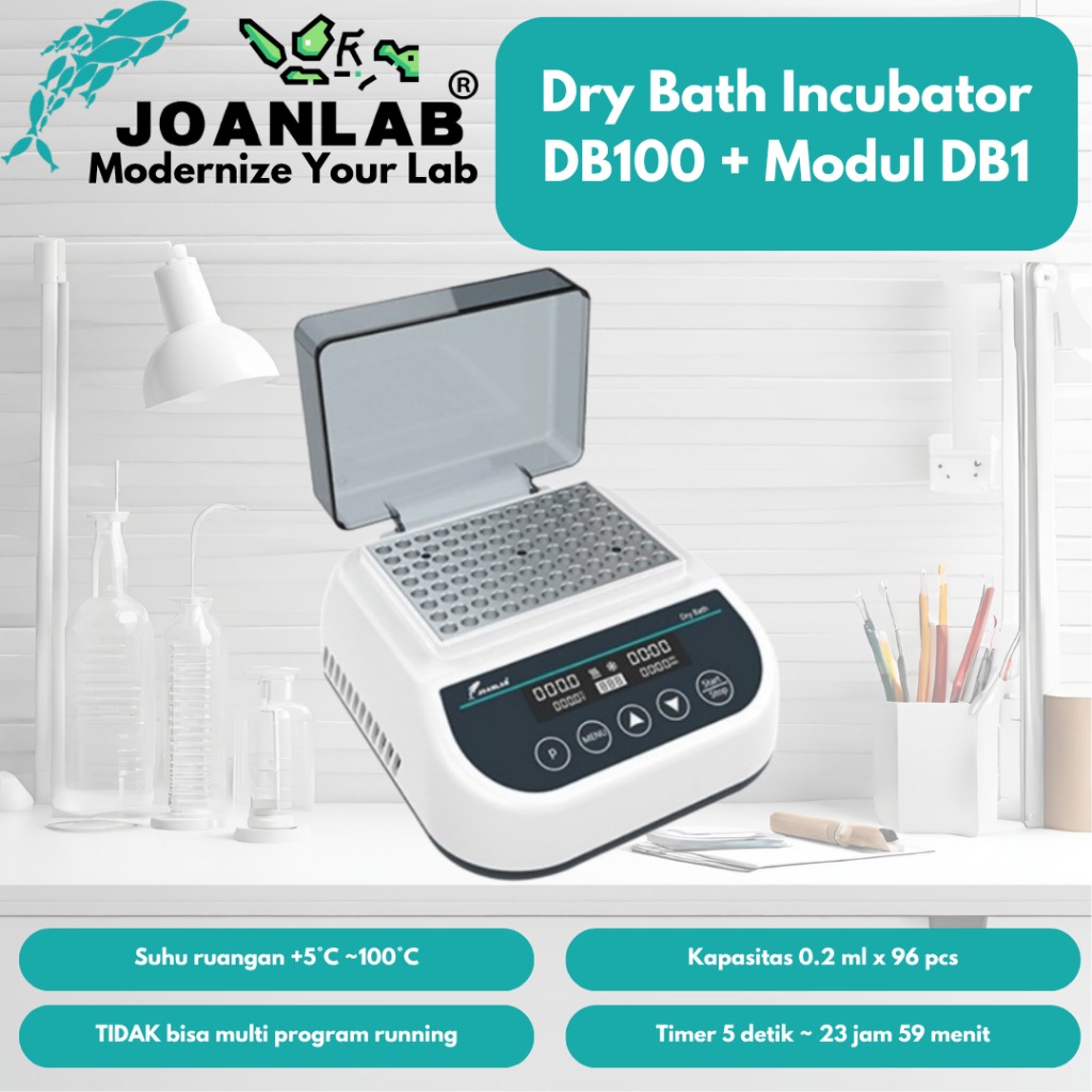 JOANLAB Dry Bath Incubator Modular Heating DB100