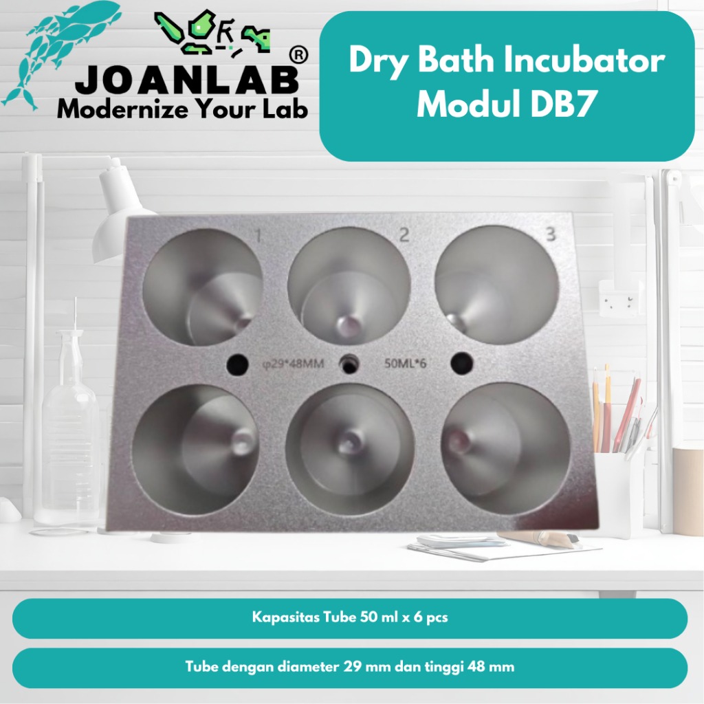 JOANLAB Modul DB7 untuk Dry Bath Incubator DB100/DB100C