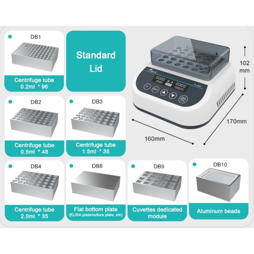 JOANLAB Modul DB7 untuk Dry Bath Incubator DB100/DB100C