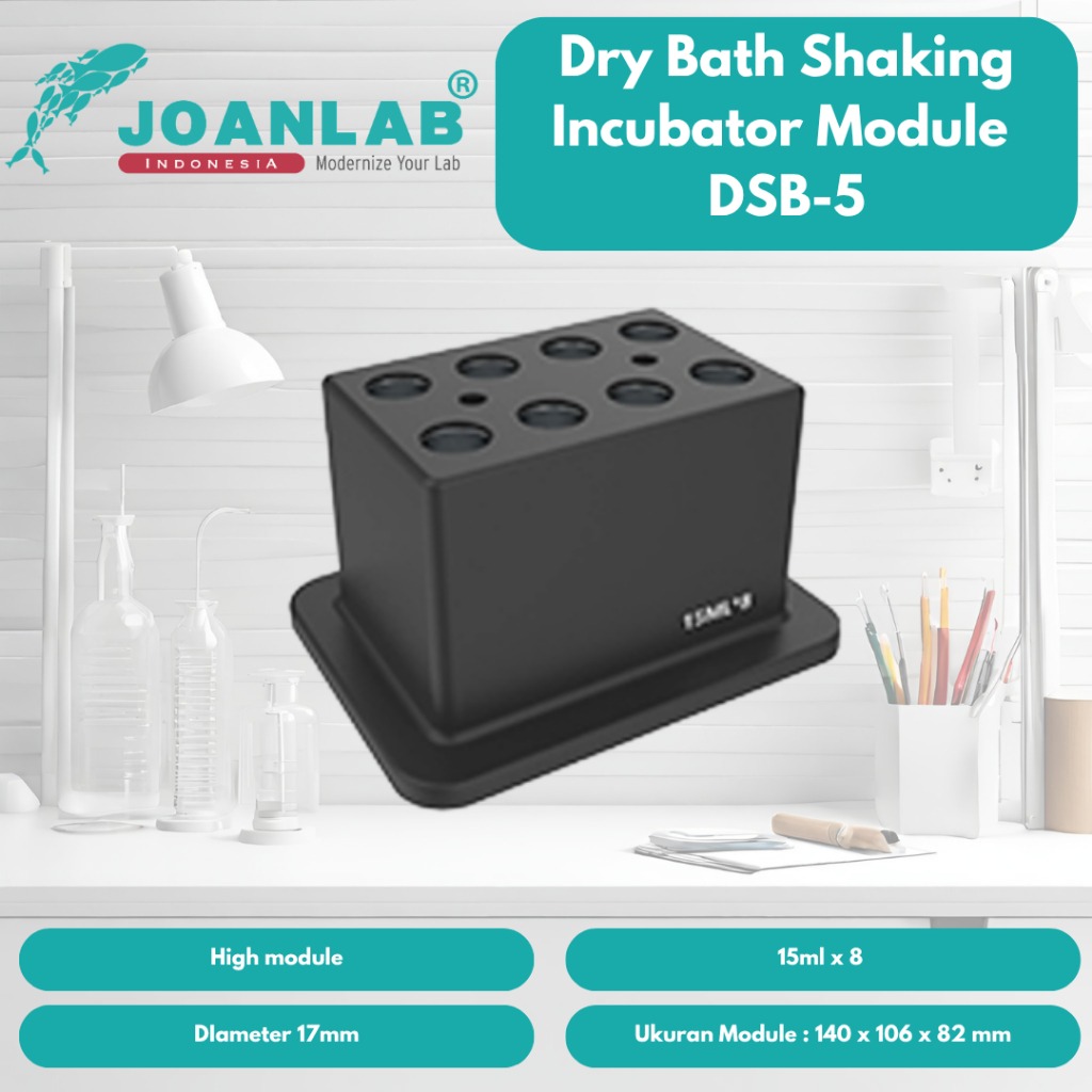 JOANLAB Modul DBS-6 untuk Dry Bath Shaking Incubator DBS-100MAX