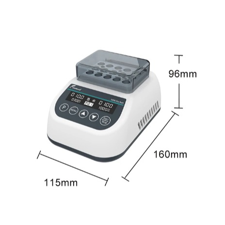 JOANLAB Mini Dry Bath Heater Cooler Pemanas Pendingin PRP Gel MDB100C