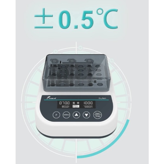 JOANLAB Mini Dry Bath Heater Cooler Pemanas Pendingin PRP Gel MDB100C