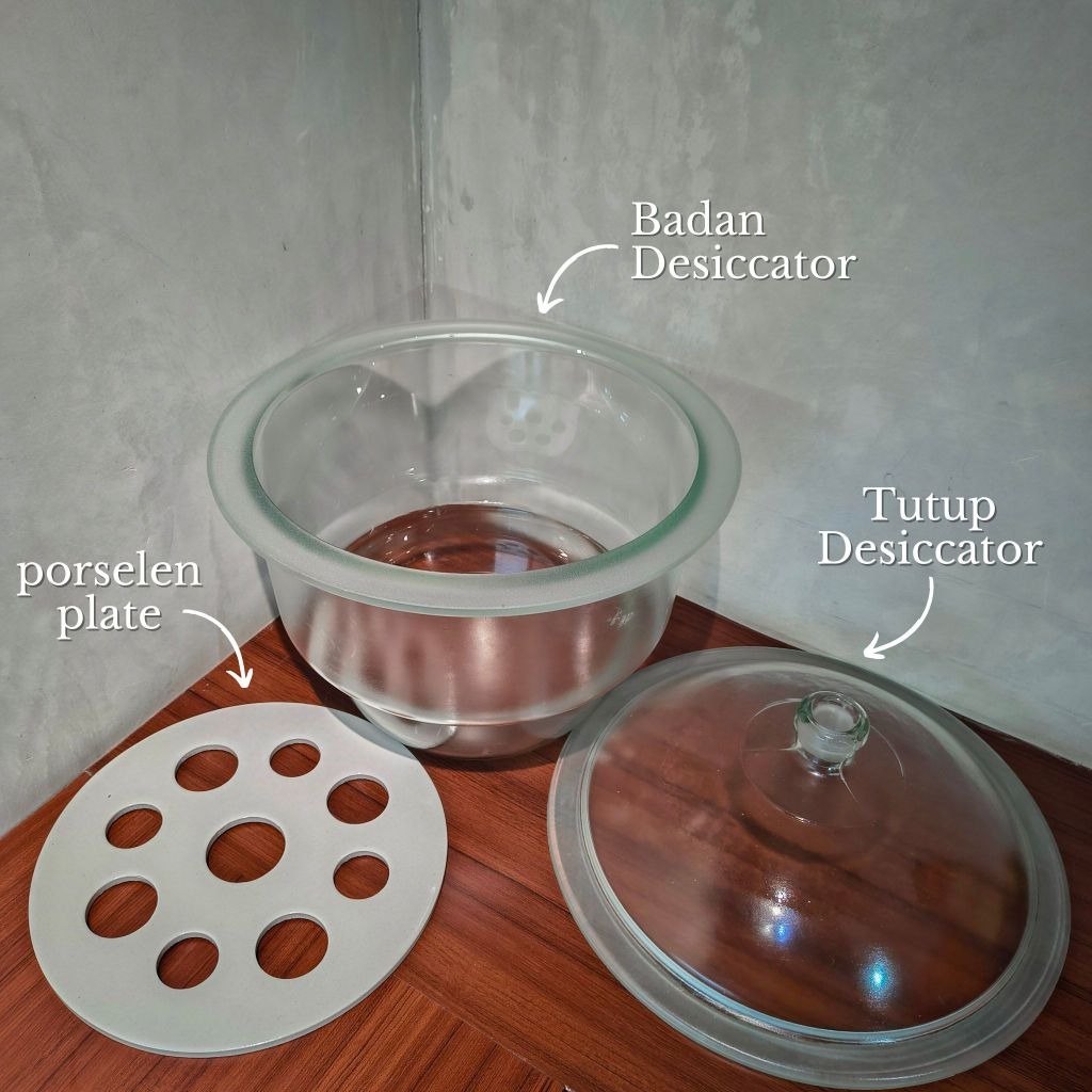 JOANLAB Desikator Desiccator Pengering 210 mm Boro 3.3