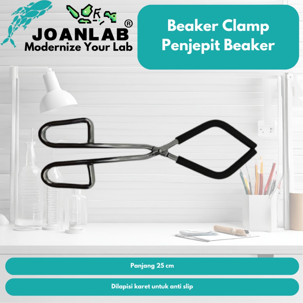 JOANLAB Beaker Clamp Penjepit Gelas Beaker Tang Jepitan Tongs