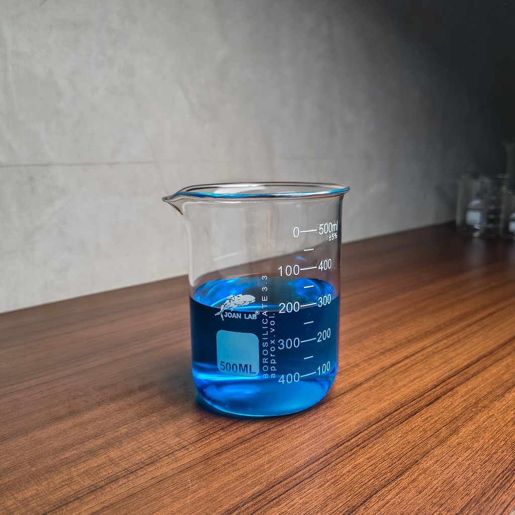 JOANLAB Beaker Glass Gelas Beaker Kaca Boro 3.3 500 ml