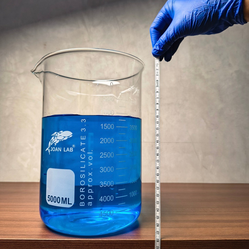 JOANLAB Beaker Glass Gelas Beaker Kaca Boro 3.3 5000 ml