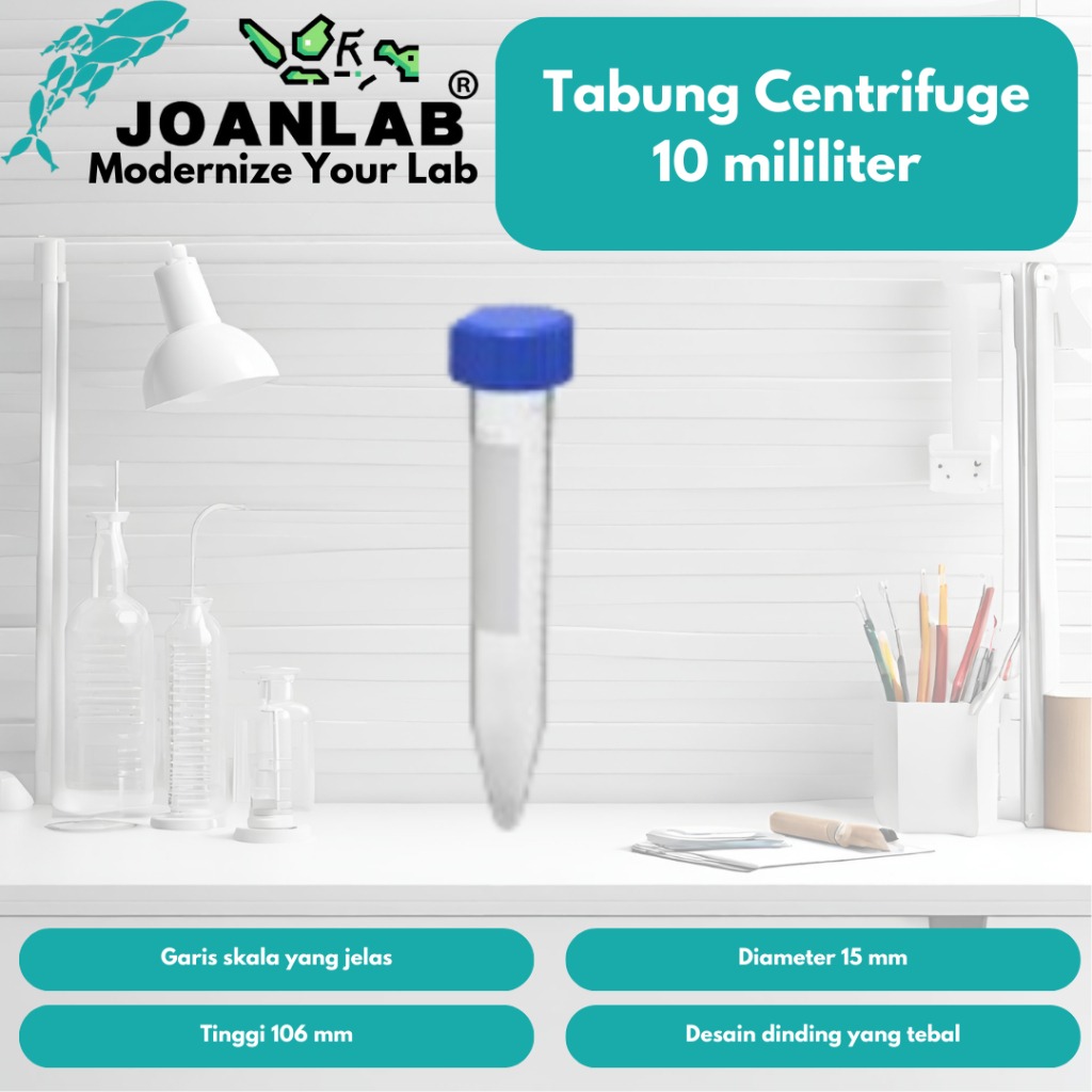 JOANLAB Centrifuge Tube Tabung Sentrifugal 10 ml