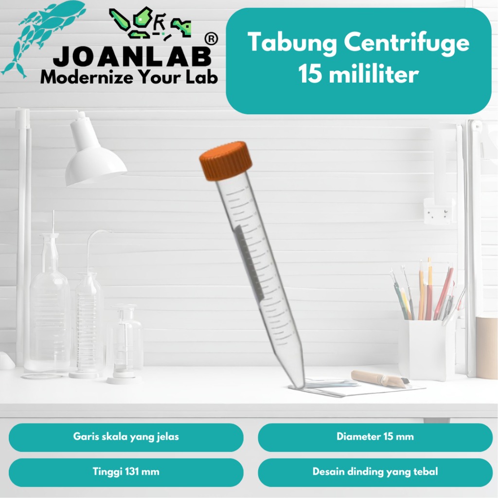 JOANLAB Centrifuge Tube Tabung Sentrifugal 15 ml