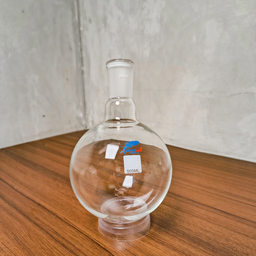 JOANLAB Labu Didih Boiling Flask Round Bottom Single Neck 24/40 100 ml