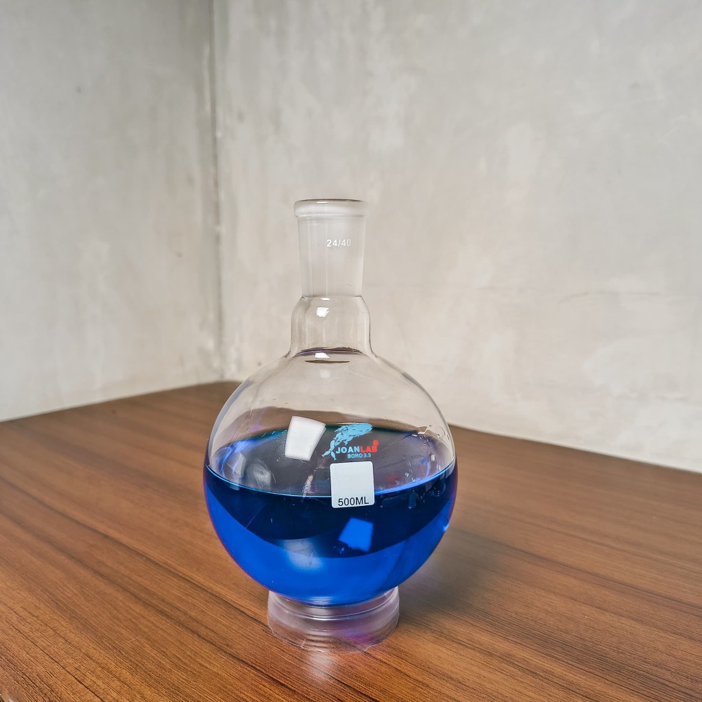 JOANLAB Labu Didih Boiling Flask Round Bottom Single Neck 24/40 100 ml