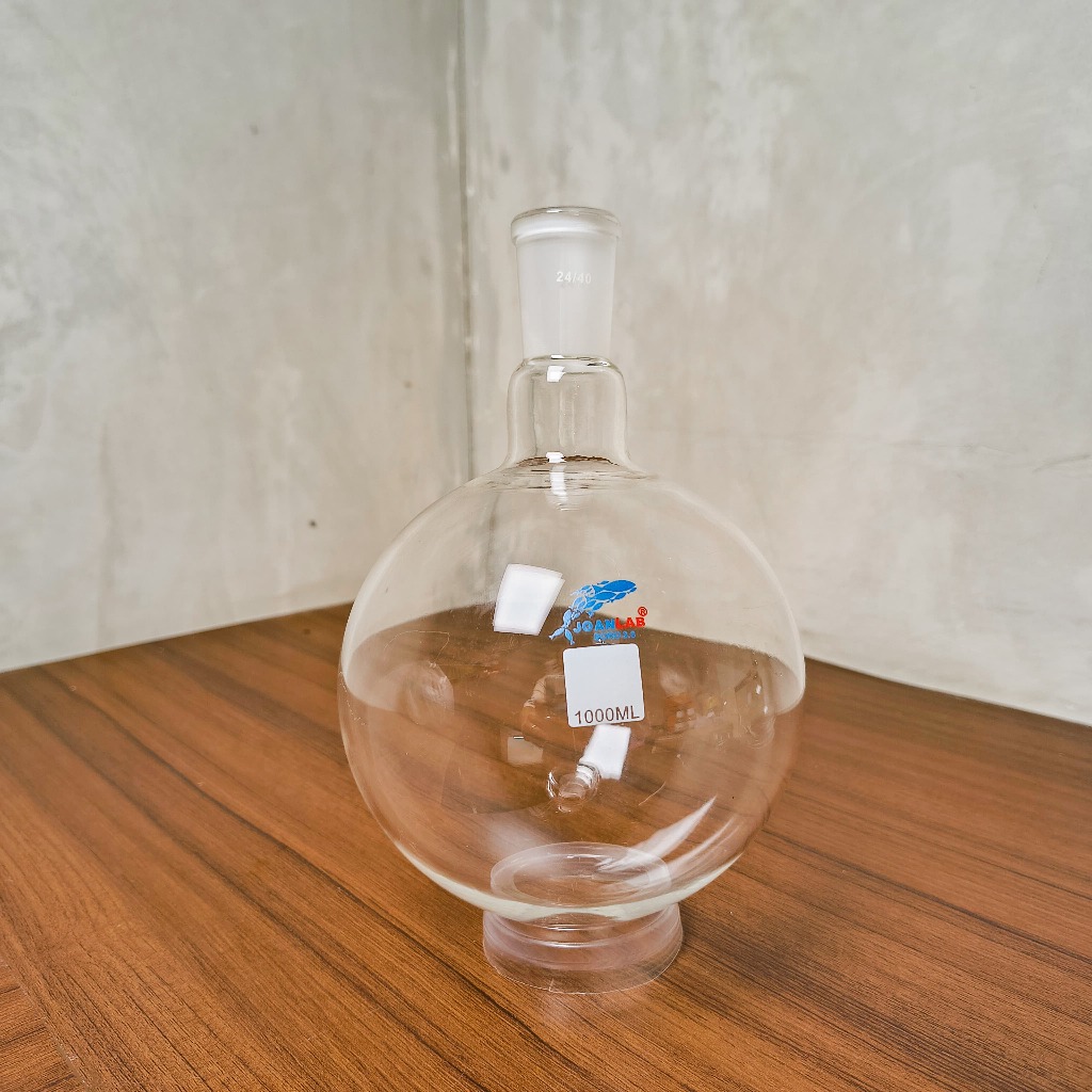 JOANLAB Labu Didih Boiling Flask Round Bottom Single Neck 24/40 100 ml