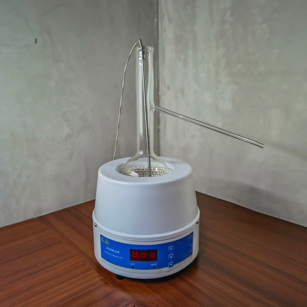 JOANLAB Labu Distilasi Distillation Flask Boro 3.3 Bening 250 ml