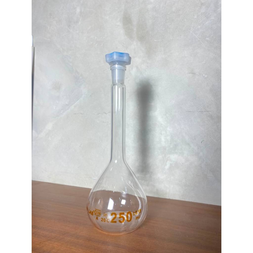 JOANLAB Labu Ukur Volumetric Flask Boro 3.3 250 ml