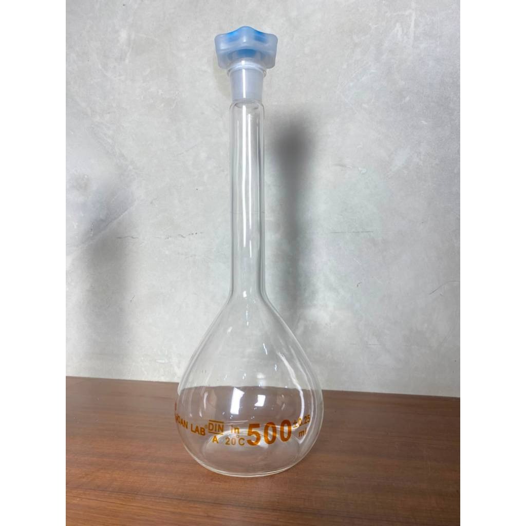 JOANLAB Labu Ukur Volumetric Flask Boro 3.3 1000 ml