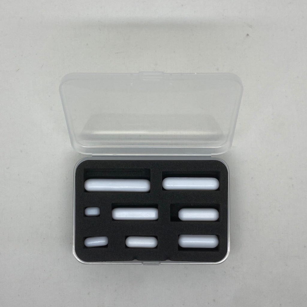 JOANLAB Magnetic Stirrer Bar Z Set Silinder / L Set Oval Batang Magnet Pengaduk isi 8 Pcs