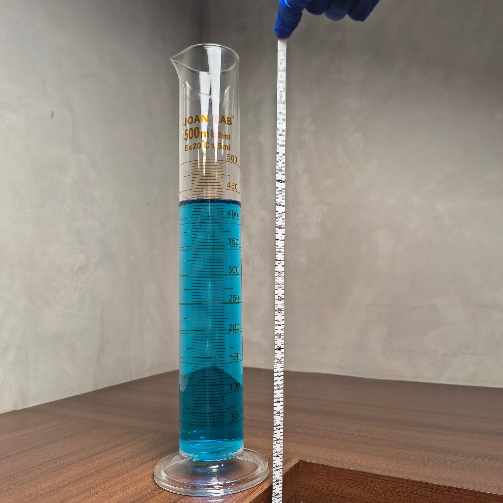 JOANLAB Measuring Cylinder Gelas Ukur Kimia Silinder Boro 3.3 100 ml