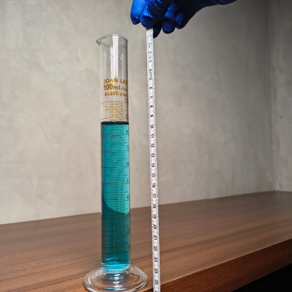 JOANLAB Measuring Cylinder Gelas Ukur Kimia Silinder Boro 3.3 250 ml