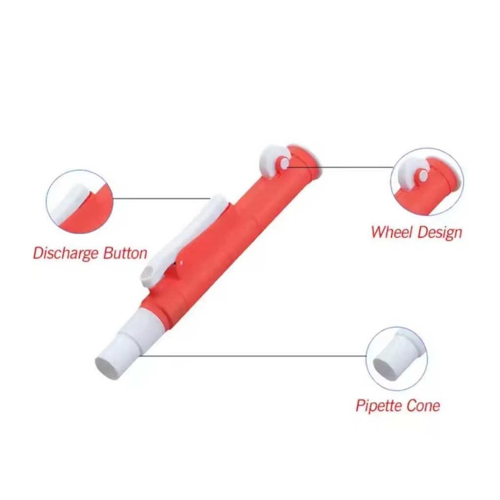 JOANLAB Pipette Pump Pompa Pipet Sekali Pakai 2/5/10/25 ml