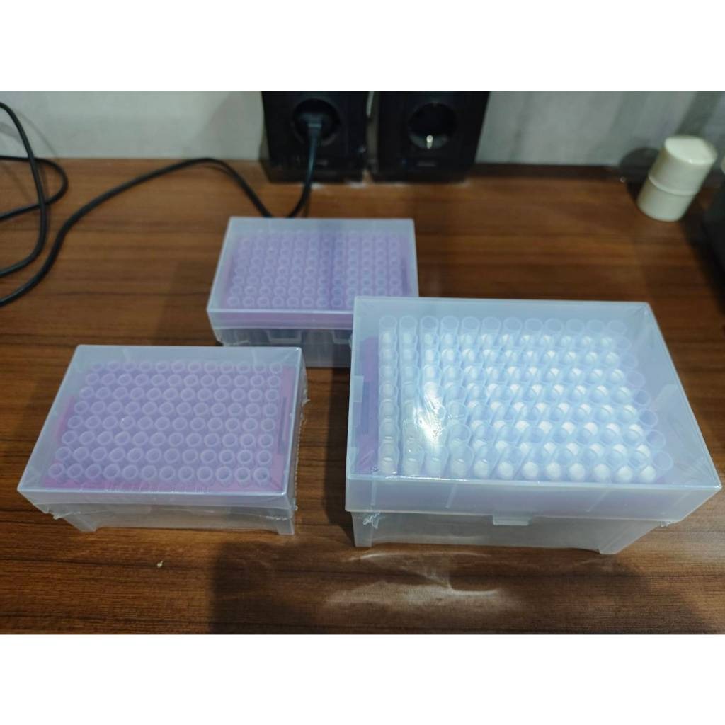 JOANLAB Rak Pipet Tip Micropipette 20 mikroliter isi 96 Pcs