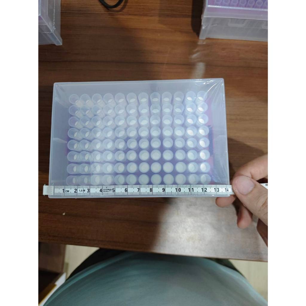 JOANLAB Rak Pipet Tip Micropipette 100 mikroliter isi 96 Pcs