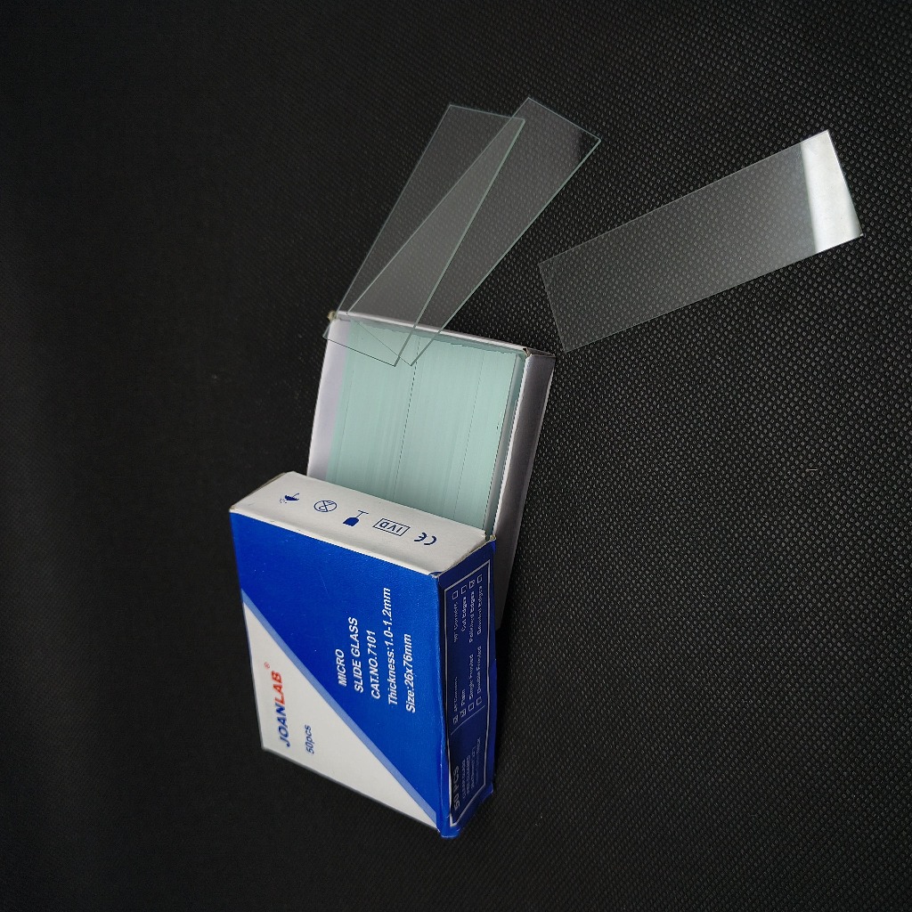 JOANLAB Cover Glass Kaca Penutup Mikroskop 22 x 22 mm isi 100 Pcs