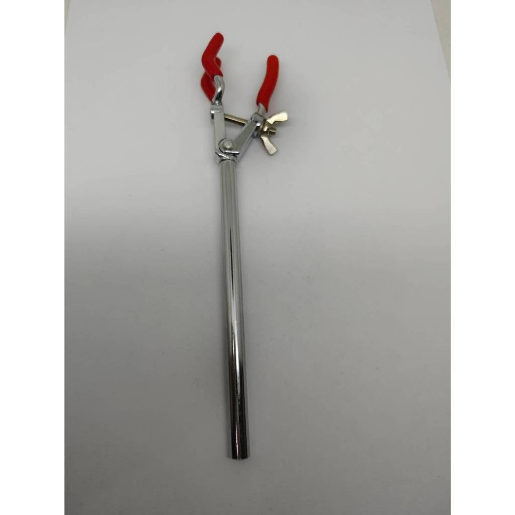 JOANLAB Three Prong Clamp Klem Tiga Jari Bukaan 25 mm Ukuran Kecil