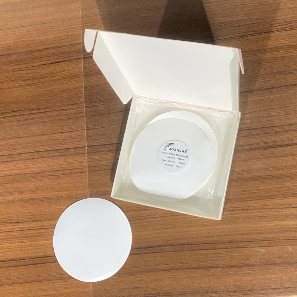 JOANLAB Filter Membrane MCE Diameter 100 mm Pore 0.22 mikrometer isi 50 Lembar