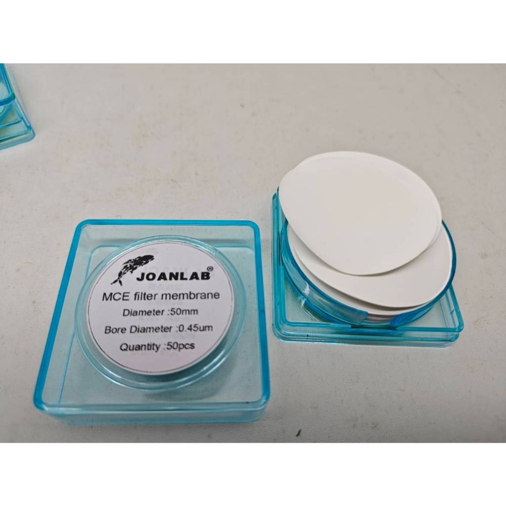 JOANLAB Filter Membrane MCE Diameter 50 mm Pore 0.45 mikrometer isi 50 Lembar