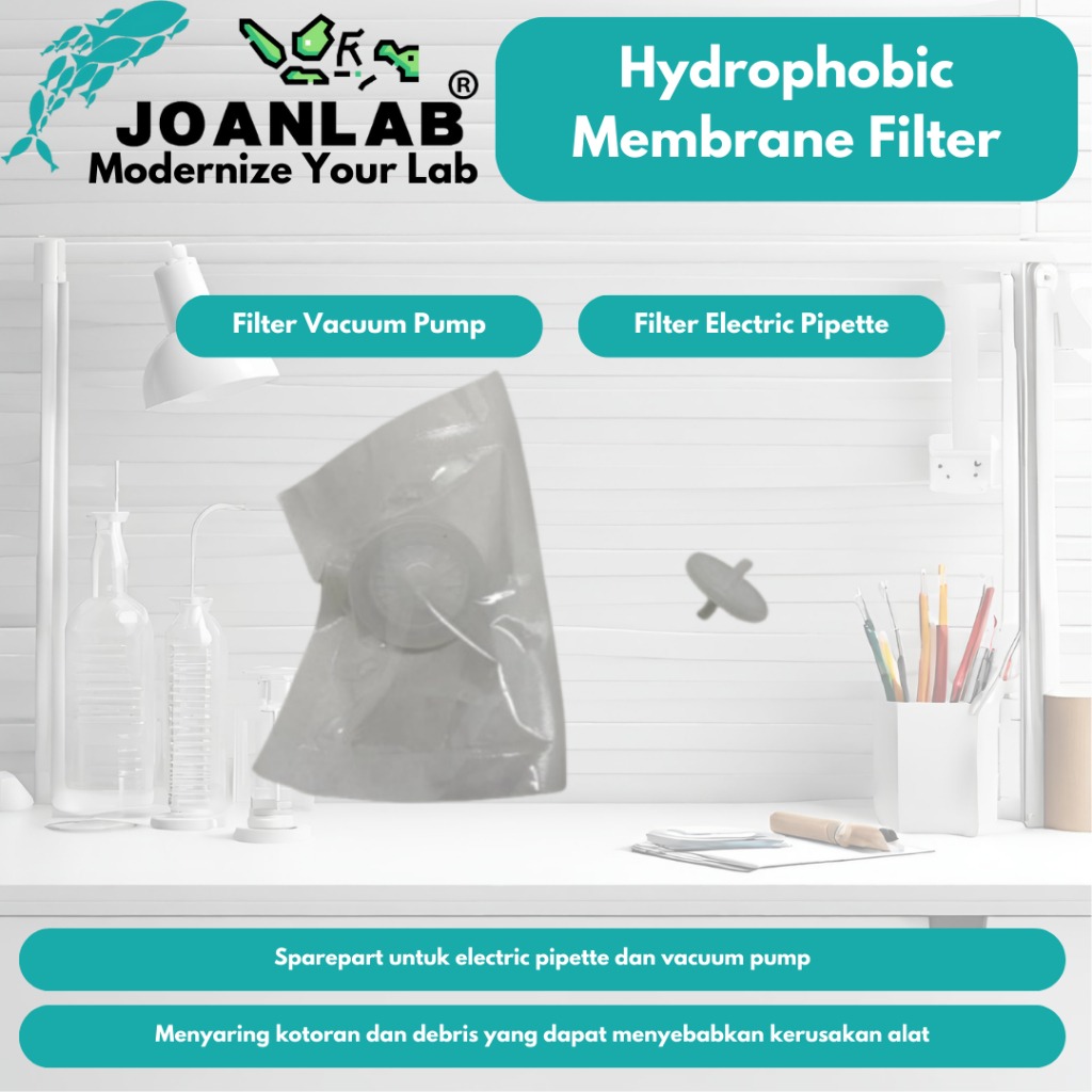 JOANLAB Hydrophobic Membrane Filter untuk Vacuum Pump VP10L / VP15S