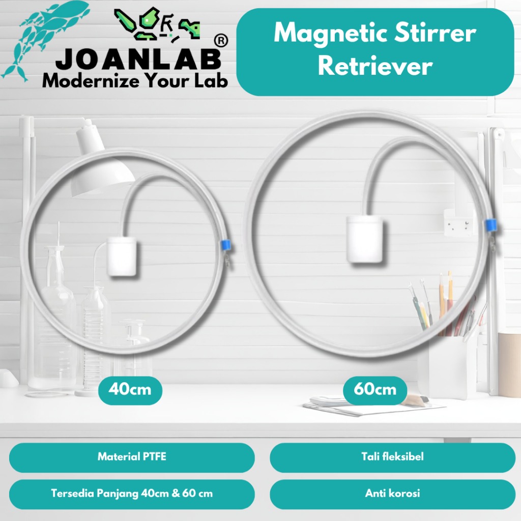 JOANLAB Magnetic Stir Bar Retriever Penarik Pengaduk Magnet 40 cm