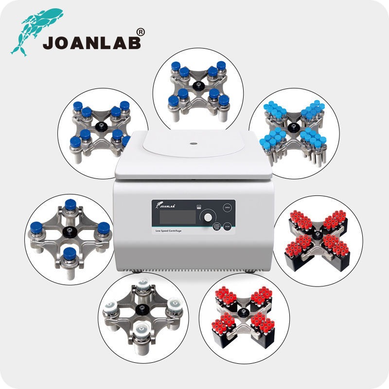 JOANLAB Low Speed Table Top Centrifuge Swing Rotor 5000 RPM LC500-H Rotor 4-A