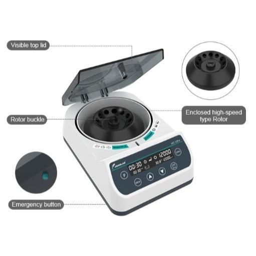 JOANLAB High Speed Centrifuge Mesin Sentrifugal Kecepatan Tinggi 10000 RPM MC10PRO
